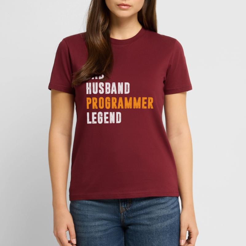 Papa Mari Programmeur Legend Coder Coding T-shirt bio CRAFTER Stanley Stella Unisexe