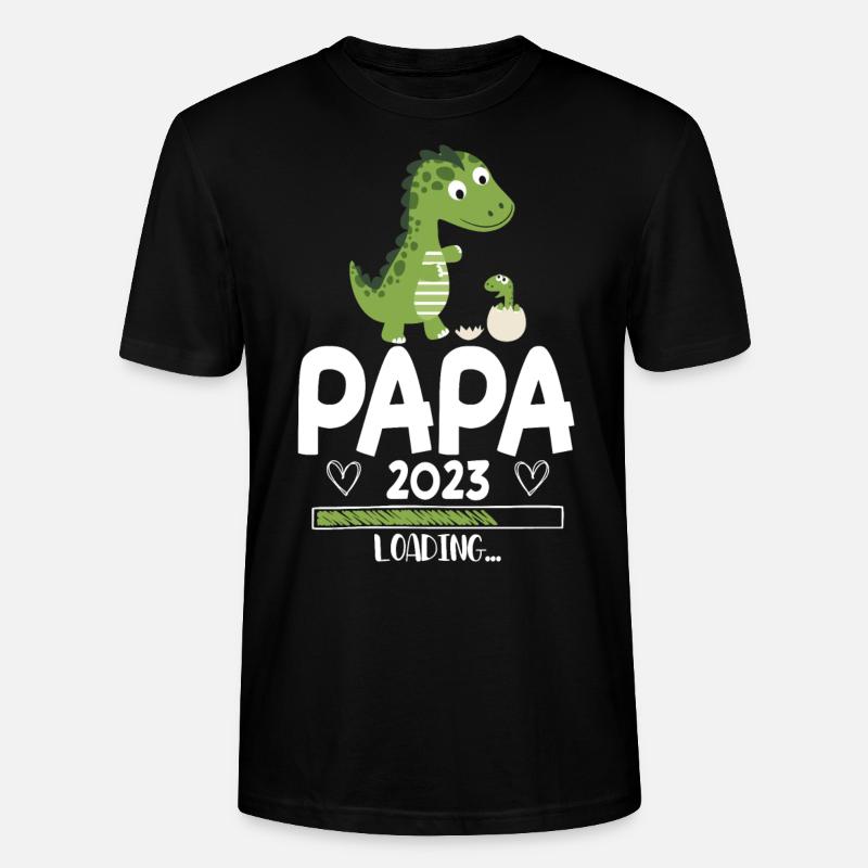 Papa 2023 Loading - Stanley/Stella Unisex Bio-T-Shirt CRAFTER - Schwarz