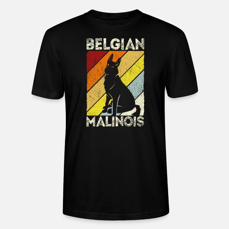 Belgian Malinois Hunde - Stanley/Stella Unisex Bio-T-Shirt CRAFTER - Schwarz