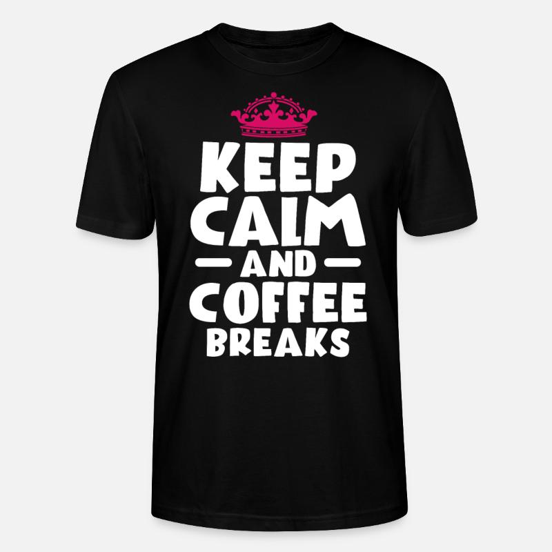 Kaffee - Stanley/Stella Unisex Bio-T-Shirt CRAFTER - Schwarz