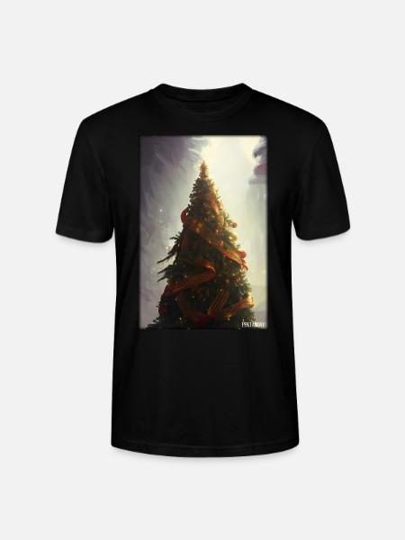 Christmas tree Christmas winter - Stanley/Stella CRAFTER Unisex Organic T-Shirt - black