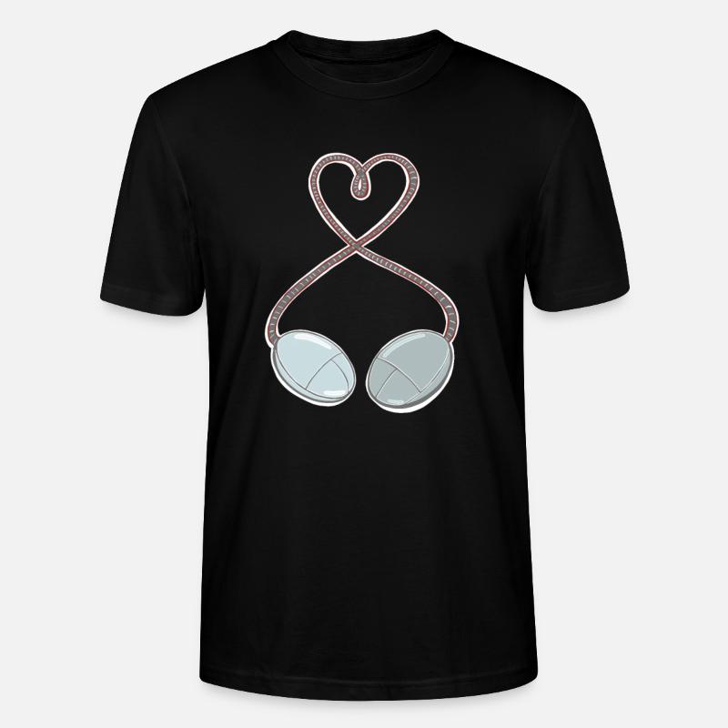 PC - Maus - Games - Computermaus - Stanley/Stella Unisex Bio-T-Shirt CRAFTER - Schwarz