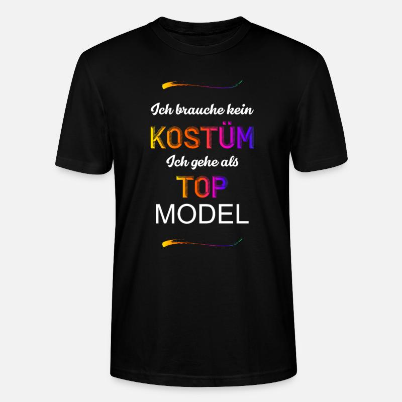 Topmodel - Stanley/Stella Unisex Bio-T-Shirt CRAFTER - Schwarz