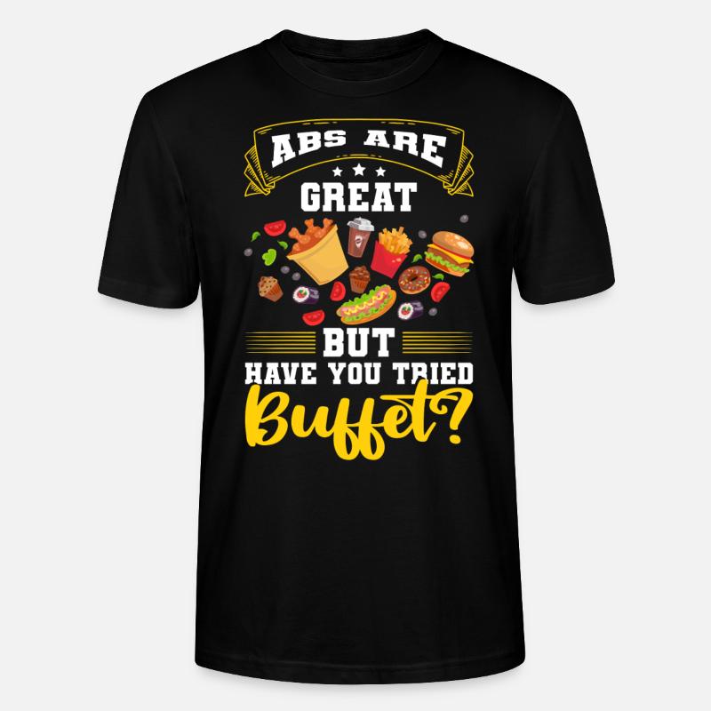 Buffet counter Self-service drinks - Stanley/Stella CRAFTER Unisex Organic T-Shirt - black