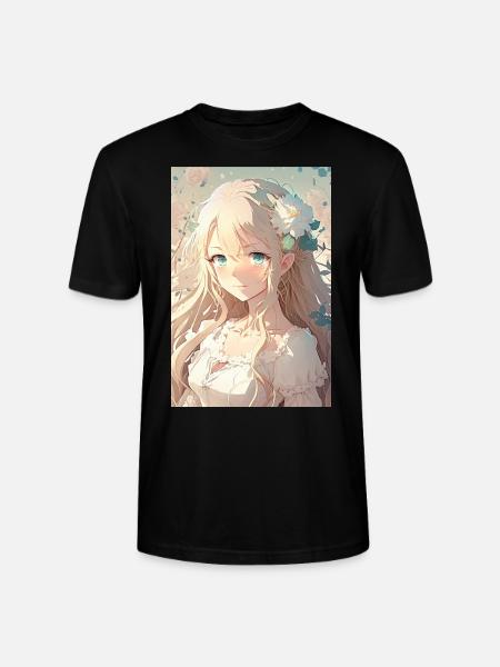 Anime Girl Anime Girl Waifu Otaku Beautiful - T-shirt bio CRAFTER Stanley Stella Unisexe - noir