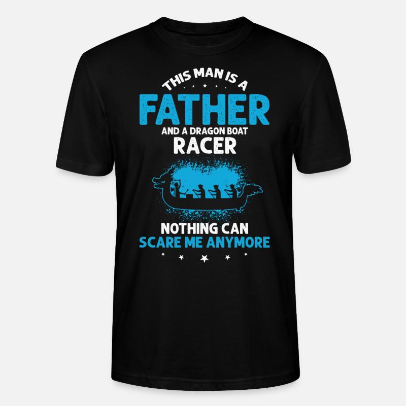 Drachenboot und Drachenboot Crew - Stanley/Stella Unisex Bio-T-Shirt CRAFTER - Schwarz