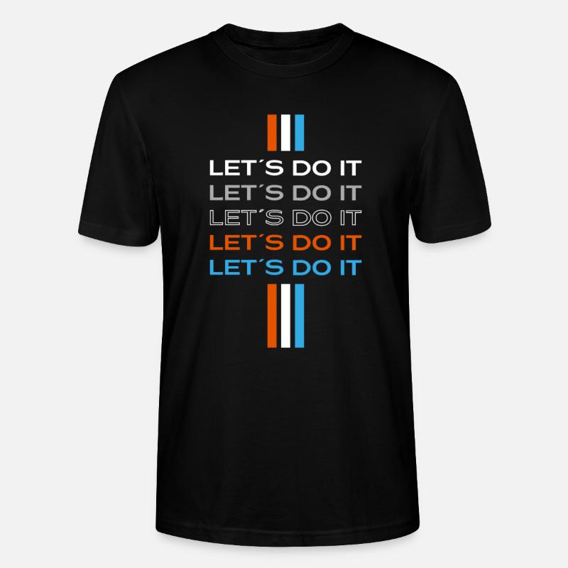 Lets do it - Stanley/Stella Unisex Bio-T-Shirt CRAFTER - Schwarz