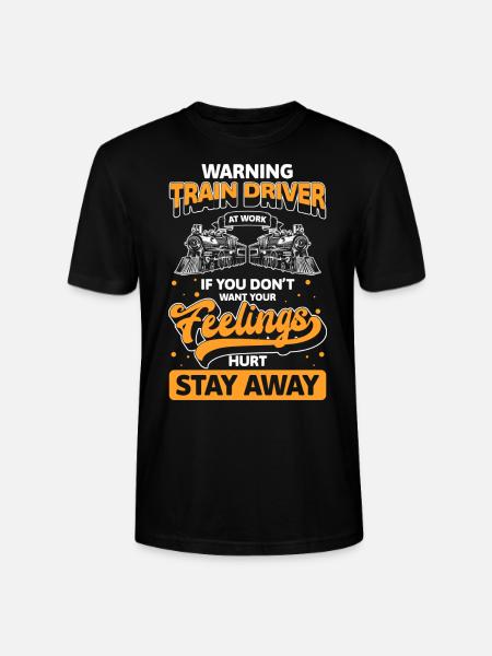 Train Track Conductor - Stanley/Stella CRAFTER Unisex Organic T-Shirt - black