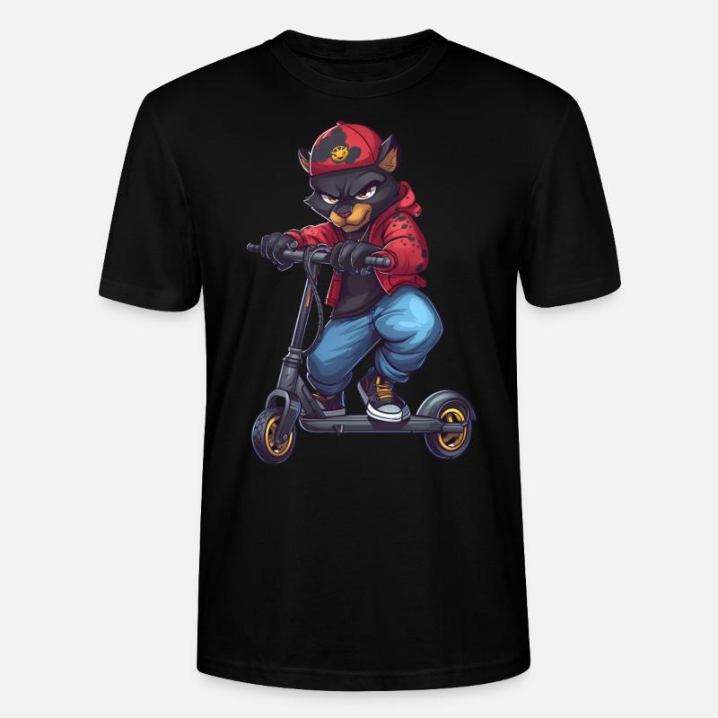 Panther Roller - Stanley/Stella Unisex Bio-T-Shirt CRAFTER - Schwarz