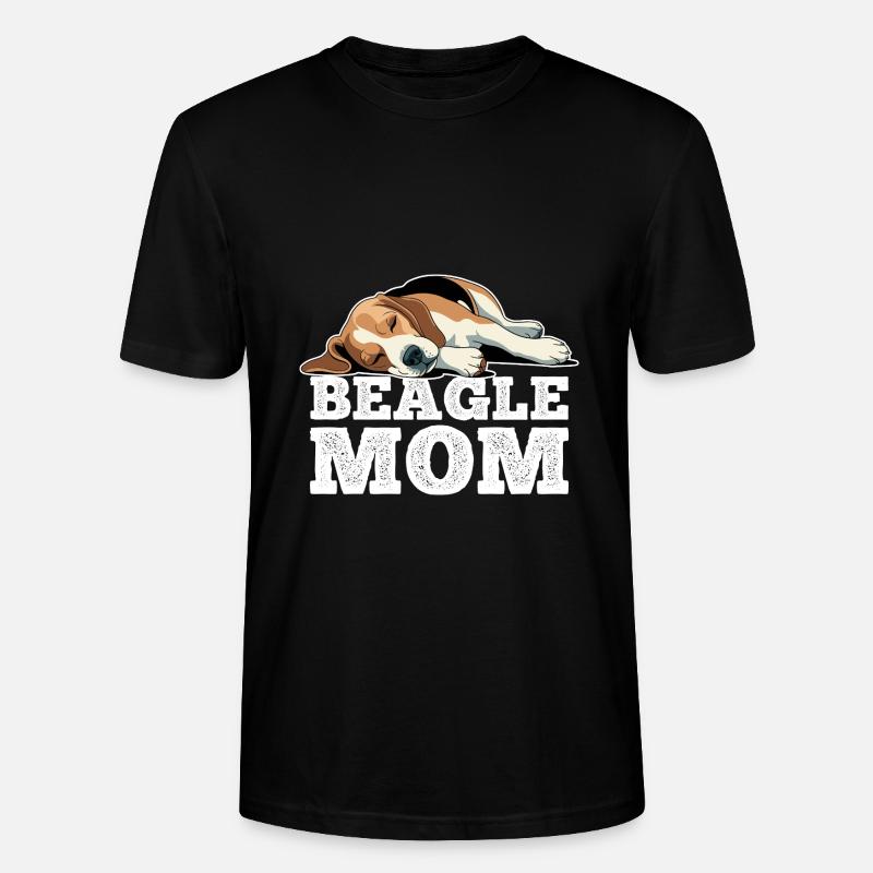 Beagle Mama - Stanley/Stella Unisex Bio-T-Shirt CRAFTER - Schwarz
