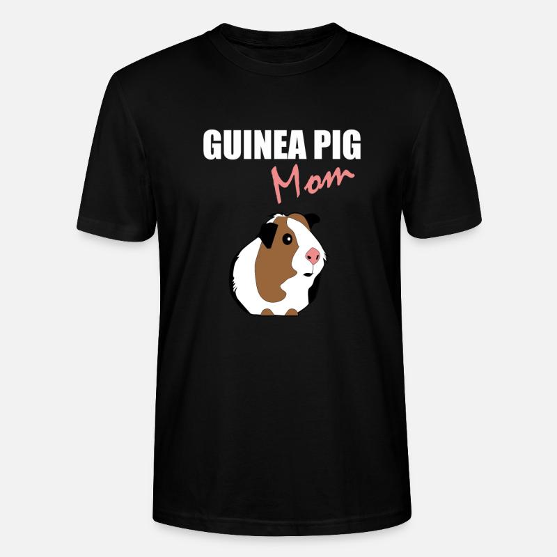 cochon de Guinée - T-shirt bio CRAFTER Stanley Stella Unisexe - noir