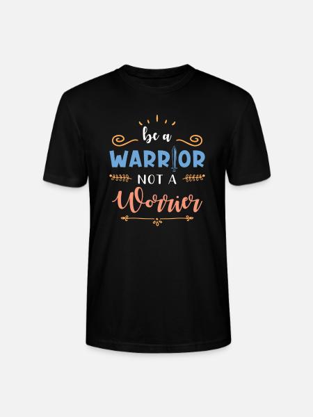 Inspiration Zitat Spruch Kämpfer - Stanley/Stella Unisex Bio-T-Shirt CRAFTER - Schwarz