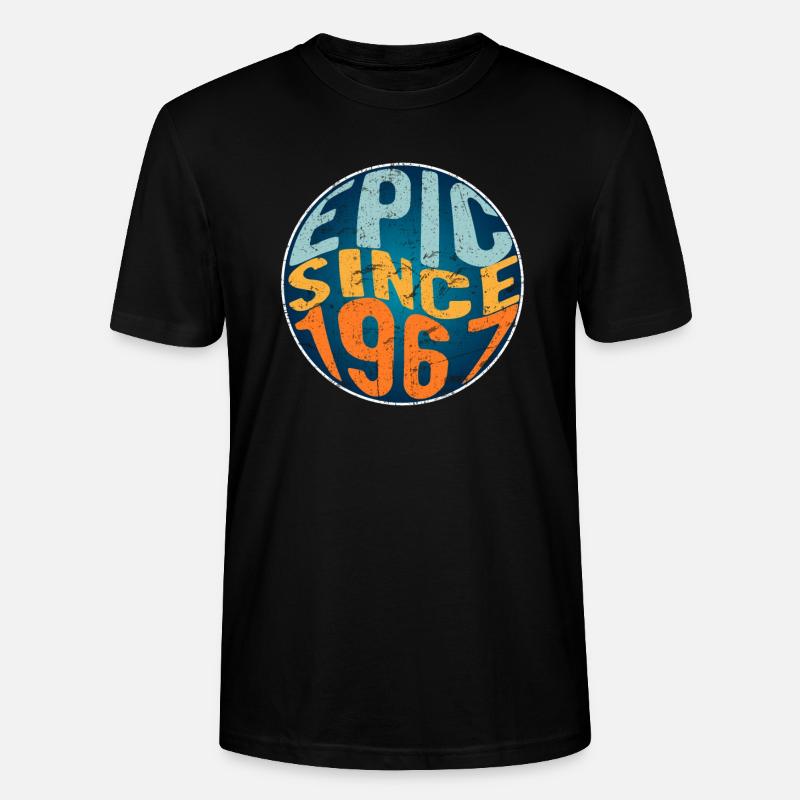 Episch Seit 1967 - Stanley/Stella Unisex Bio-T-Shirt CRAFTER - Schwarz