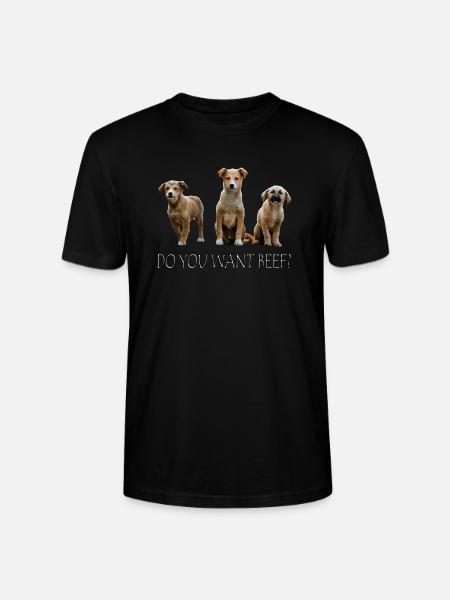 Welpen Beef - Stanley/Stella Unisex Bio-T-Shirt CRAFTER - Schwarz