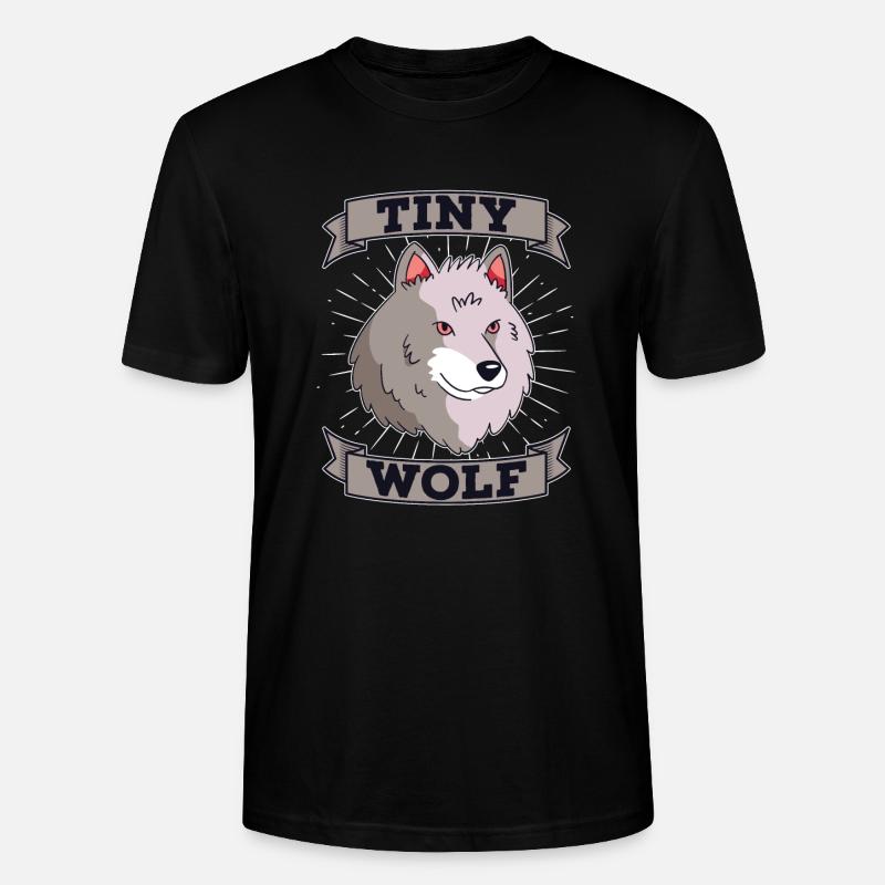Wolf - Stanley/Stella Unisex Bio-T-Shirt CRAFTER - Schwarz