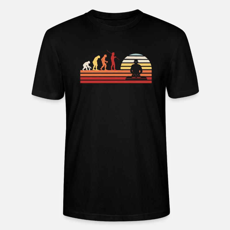 DJ Discjockey - Stanley/Stella Unisex Bio-T-Shirt CRAFTER - Schwarz