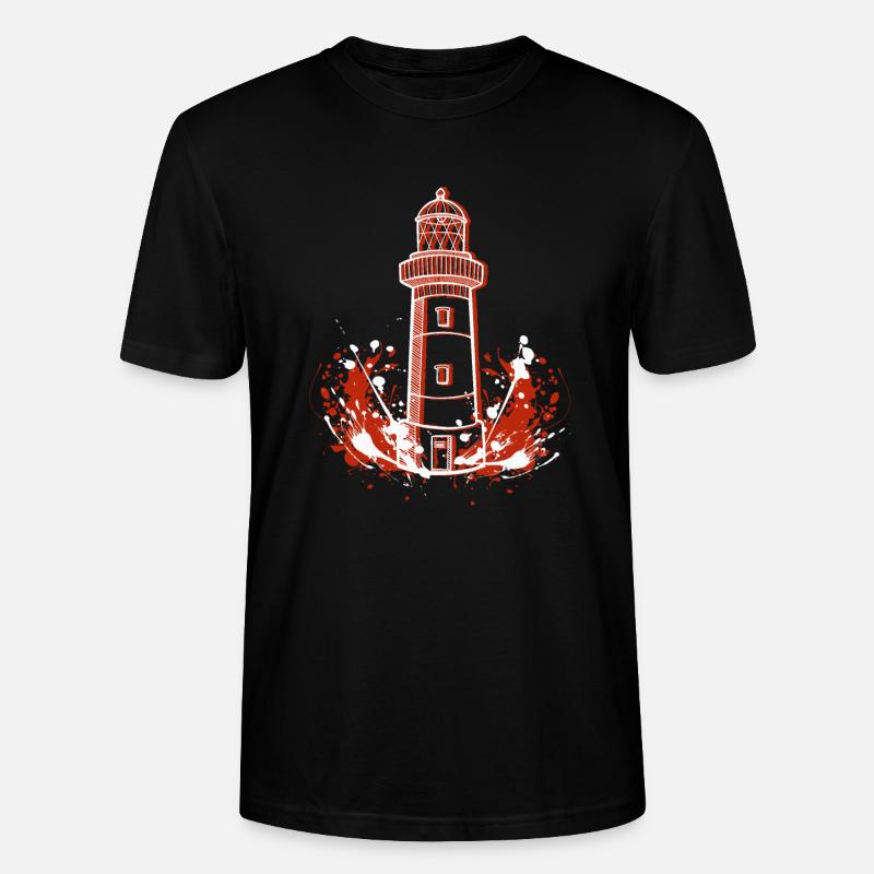 Leuchtturm - Stanley/Stella Unisex Bio-T-Shirt CRAFTER - Schwarz