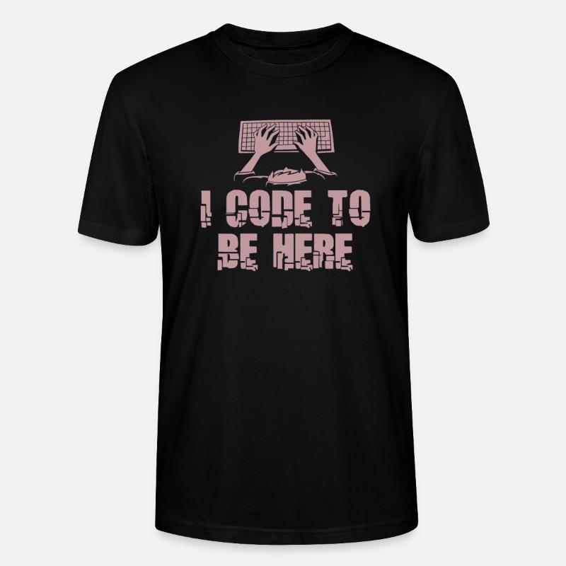 Programmer Coder Software Developer - Stanley/Stella CRAFTER Unisex Organic T-Shirt - black