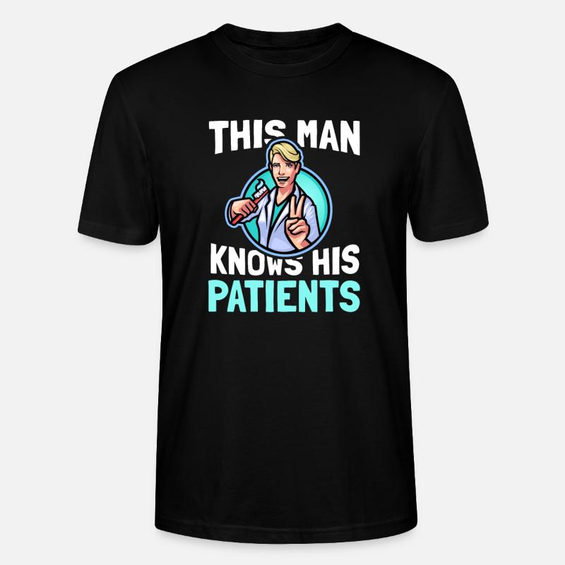 Assistant dentiste Assistant dentaire Dentisterie - T-shirt bio CRAFTER Stanley Stella Unisexe - noir