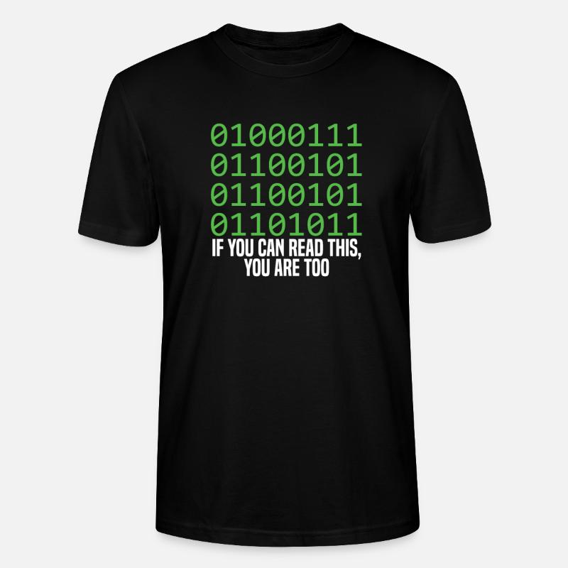 Programmer Coder Software Developer - Stanley/Stella CRAFTER Unisex Organic T-Shirt - black