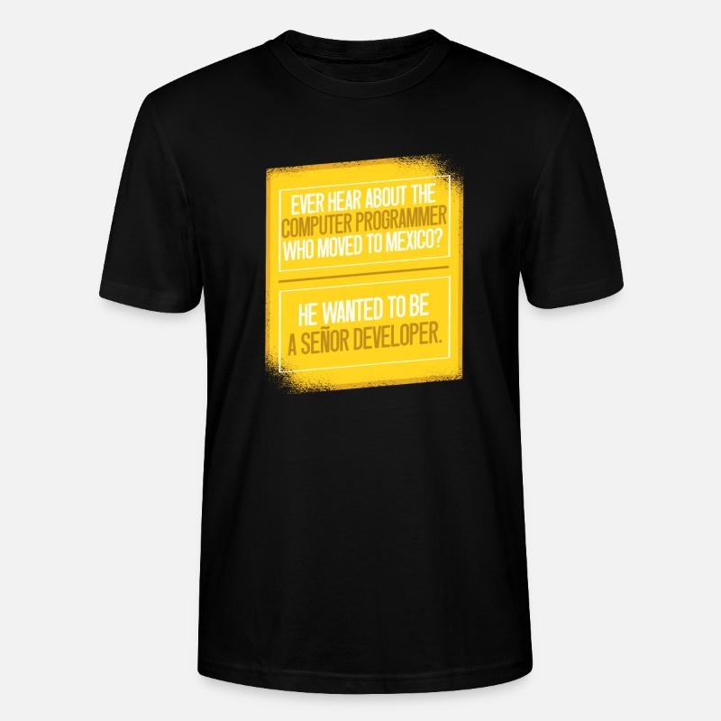 Programmer Coder Software Developer - Stanley/Stella CRAFTER Unisex Organic T-Shirt - black