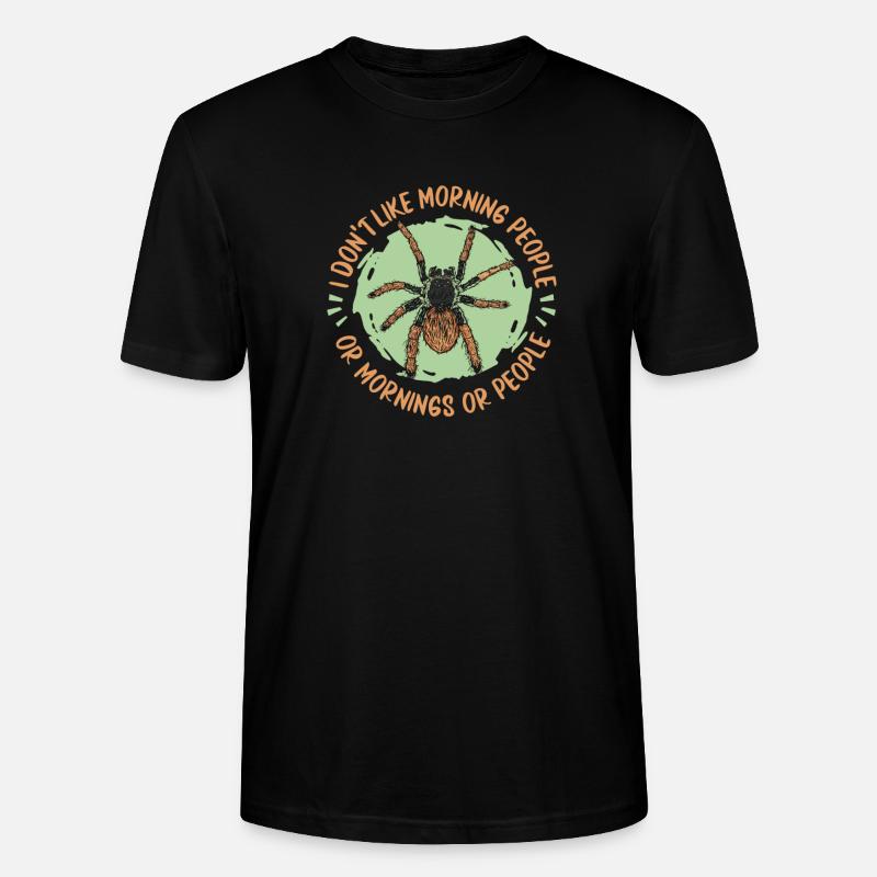 Spinne Haustier - Stanley/Stella Unisex Bio-T-Shirt CRAFTER - Schwarz