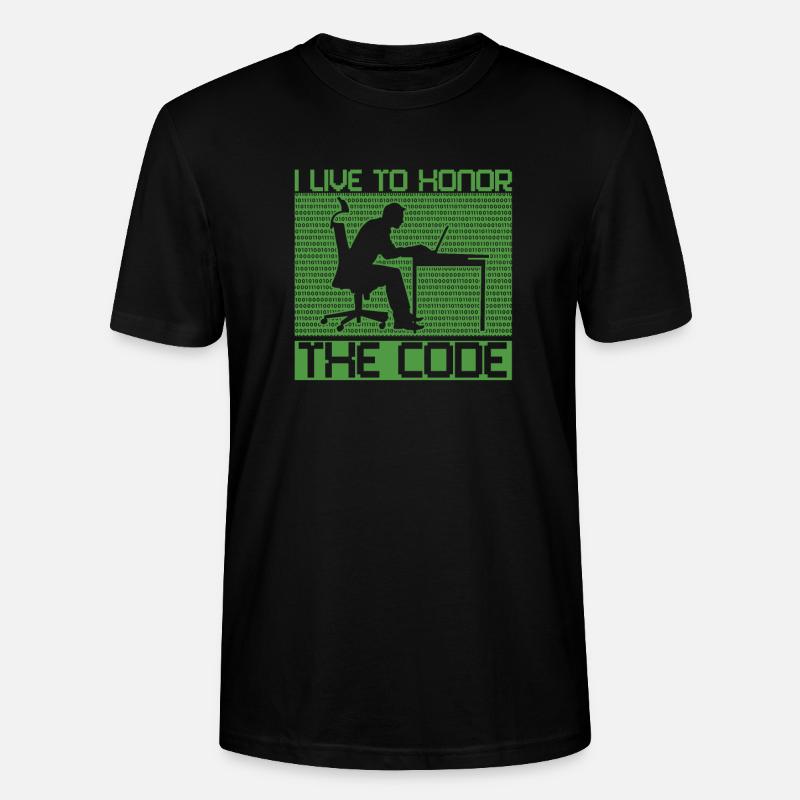 Programmierer Coder Software Entwickler - Stanley/Stella Unisex Bio-T-Shirt CRAFTER - Schwarz