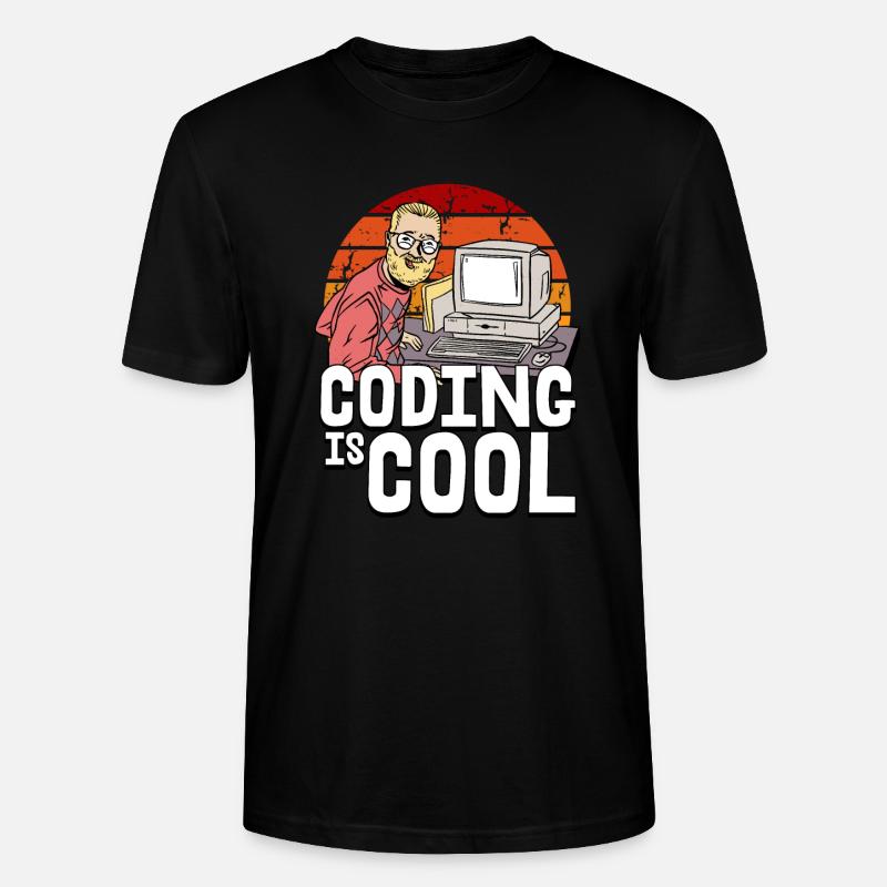 Programmierer Coder Software Entwickler - Stanley/Stella Unisex Bio-T-Shirt CRAFTER - Schwarz