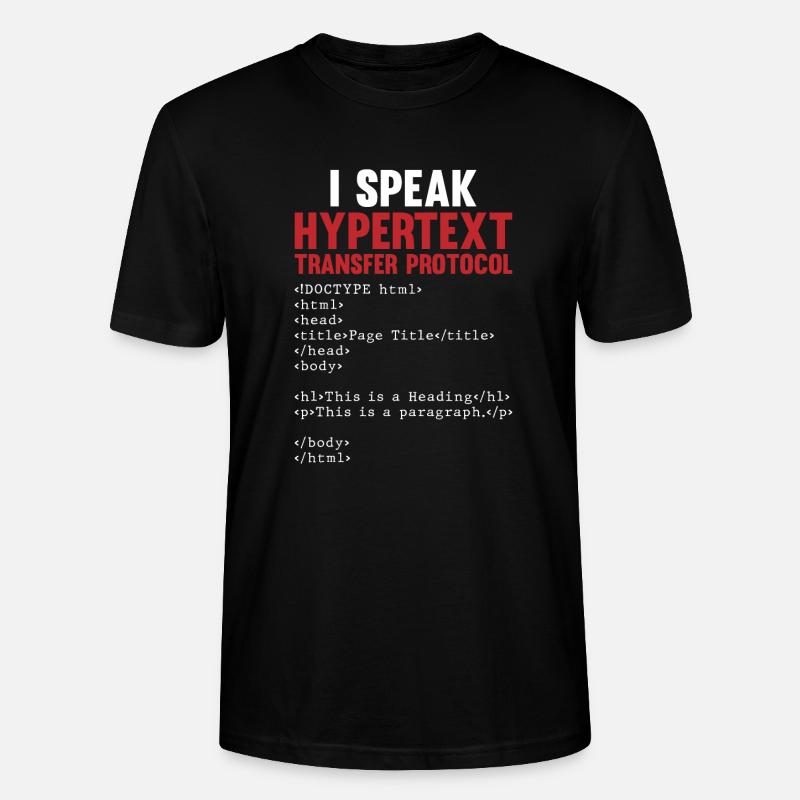 Programmer Coder Software Developer - Stanley/Stella CRAFTER Unisex Organic T-Shirt - black