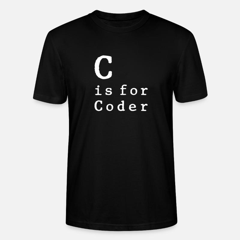 Programmer Coder Software Developer - Stanley/Stella CRAFTER Unisex Organic T-Shirt - black