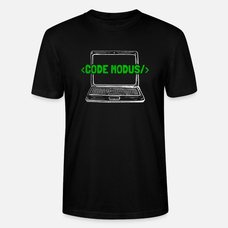 Programmierer Coder Software Entwickler - Stanley/Stella Unisex Bio-T-Shirt CRAFTER - Schwarz
