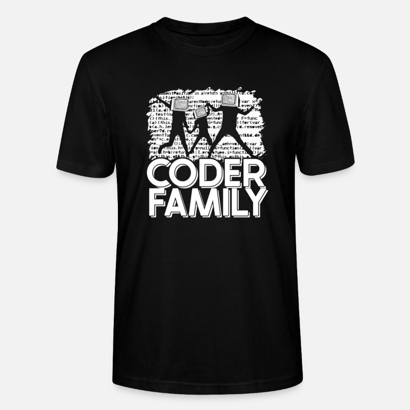 Programmer Coder Software Developer - Stanley/Stella CRAFTER Unisex Organic T-Shirt - black