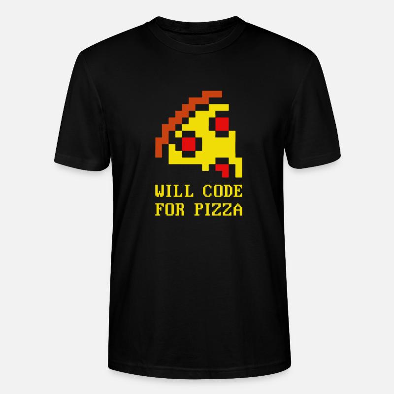 Programmeur Coder Développeur de logiciels - T-shirt bio CRAFTER Stanley Stella Unisexe - noir