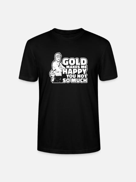 Gold Mining Gold Mine - Stanley/Stella CRAFTER Unisex Organic T-Shirt - black