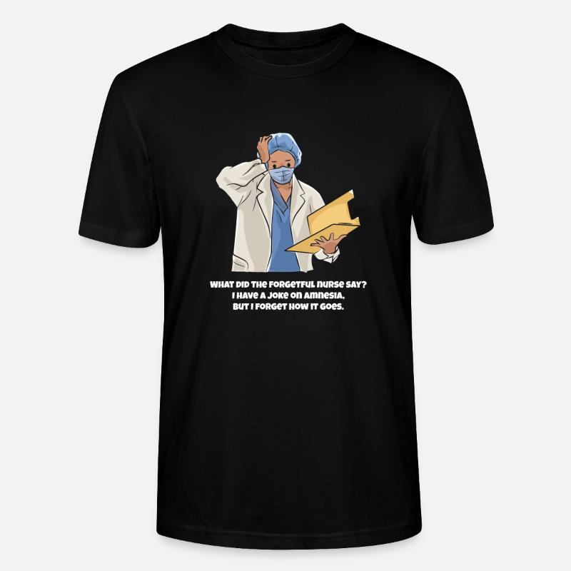 Krankenschwester - Stanley/Stella Unisex Bio-T-Shirt CRAFTER - Schwarz