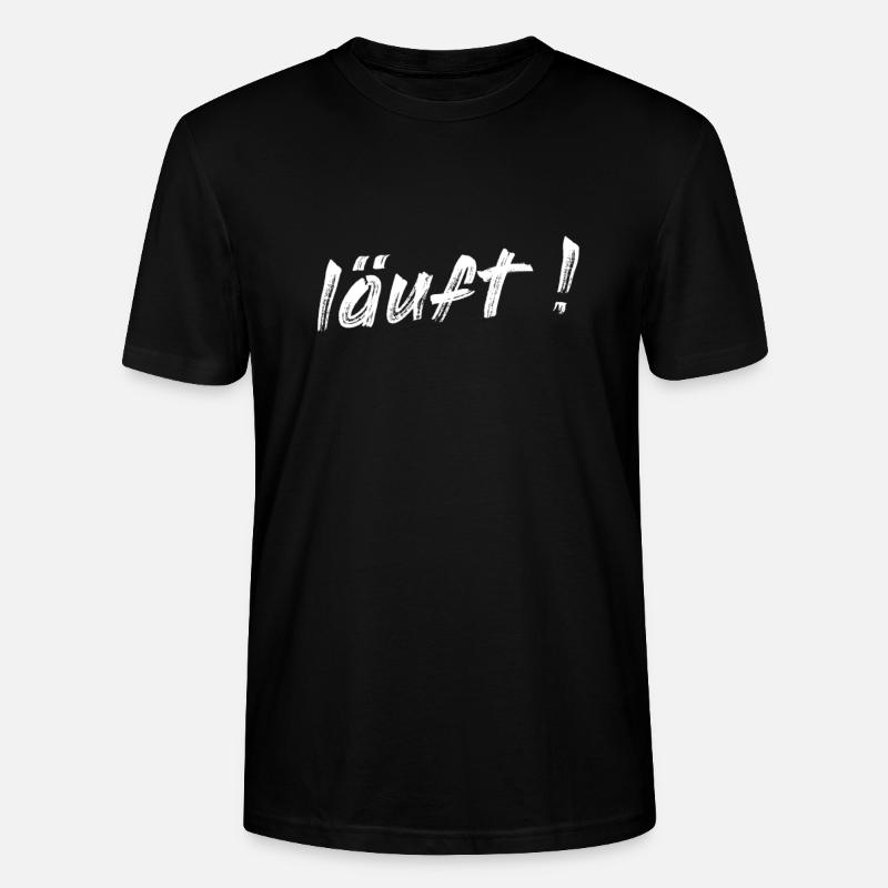 läuft - Stanley/Stella Unisex Bio-T-Shirt CRAFTER - Schwarz