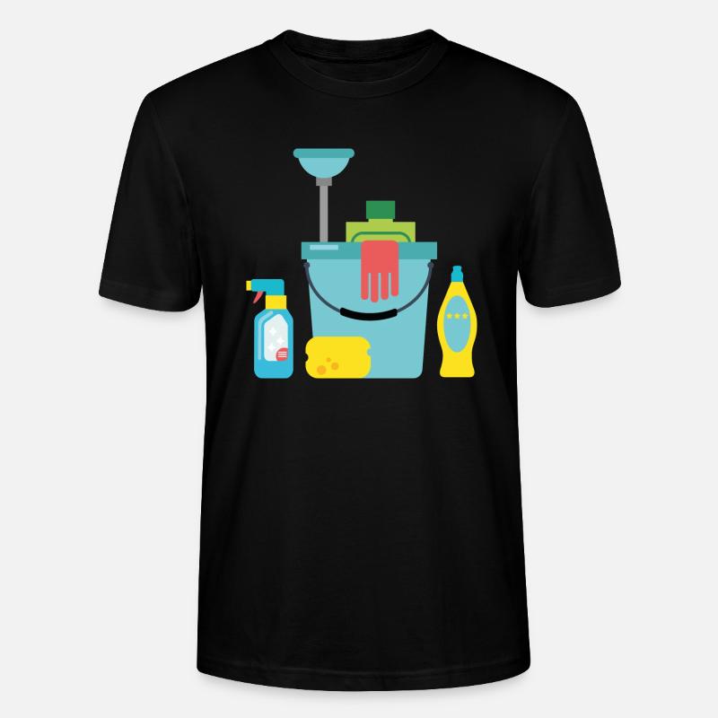 Putzmittel - Stanley/Stella Unisex Bio-T-Shirt CRAFTER - Schwarz