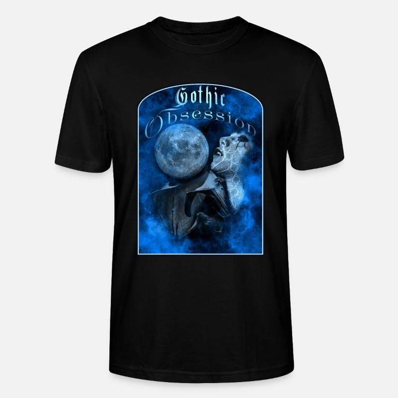 Gothic Obsession Vampir - Stanley/Stella Unisex Bio-T-Shirt CRAFTER - Schwarz