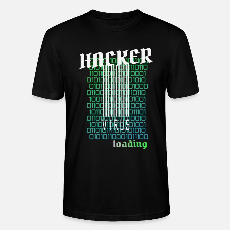 Anonymous, hacker - Stanley/Stella CRAFTER Unisex Organic T-Shirt - black