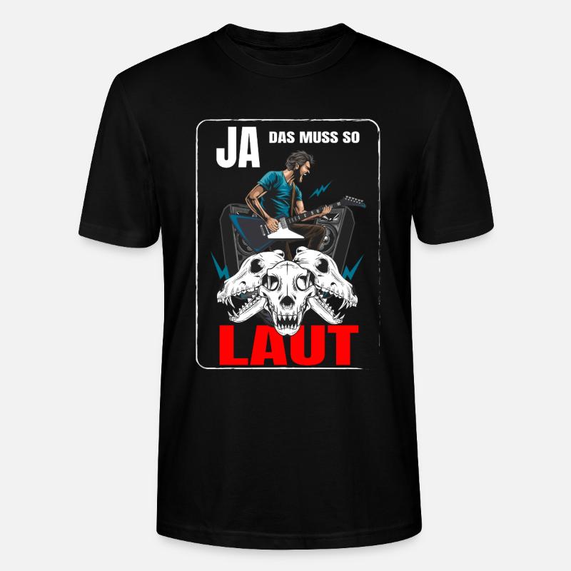 Ja das muss so Laut - Stanley/Stella Unisex Bio-T-Shirt CRAFTER - Schwarz