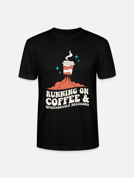 Café pour des décisions discutables - T-shirt bio CRAFTER Stanley Stella Unisexe - noir