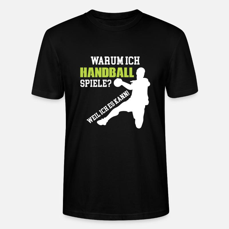 Handballer - Stanley/Stella Unisex Bio-T-Shirt CRAFTER - Schwarz