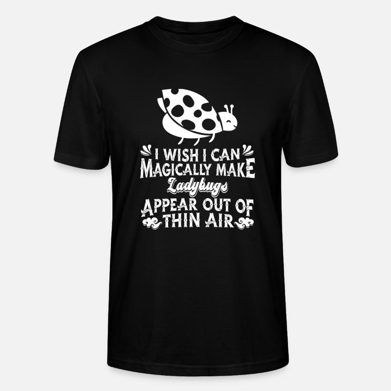 Ladybug Modschegiebchen Mariechenkäfer - T-shirt bio CRAFTER Stanley Stella Unisexe - noir