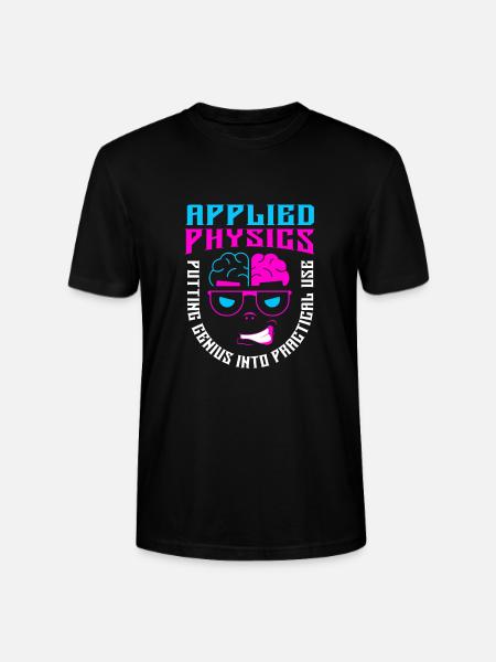 Physics Phyiker Applied Physics - Stanley/Stella CRAFTER Unisex Organic T-Shirt - black