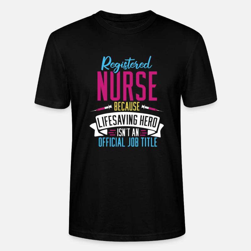 Krankenschwester - Stanley/Stella Unisex Bio-T-Shirt CRAFTER - Schwarz