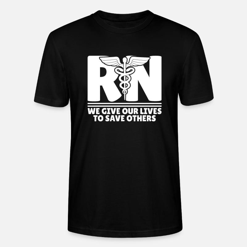 Krankenschwester - Stanley/Stella Unisex Bio-T-Shirt CRAFTER - Schwarz