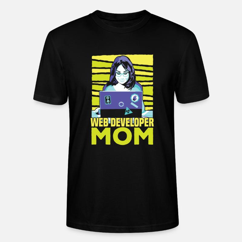 Web Entwickler Webdeveloper Web-Entwickler - Stanley/Stella Unisex Bio-T-Shirt CRAFTER - Schwarz