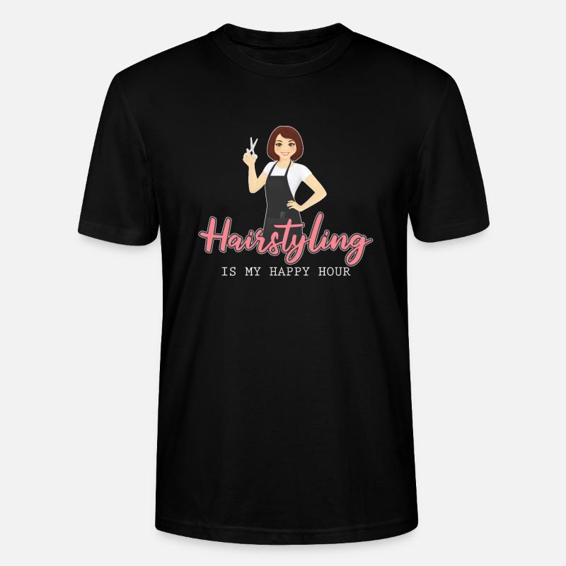 Coiffeur Coiffeur Fun - T-shirt bio CRAFTER Stanley Stella Unisexe - noir