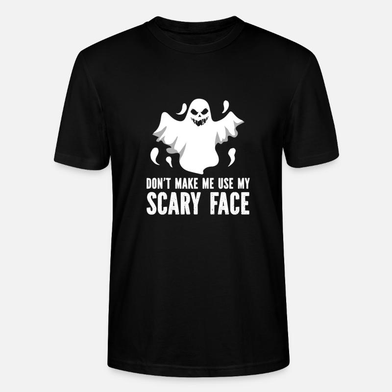 Halloween Geist - Stanley/Stella Unisex Bio-T-Shirt CRAFTER - Schwarz