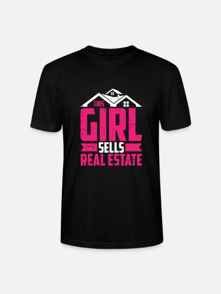 Agent immobilier Fille - T-shirt bio CRAFTER Stanley Stella Unisexe - noir